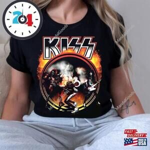 Kiss Band 50Th Anniversary 1973  Signature  Thank You For T-Shirt